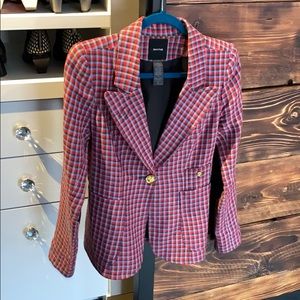 Smythe One Button Elbow-Patch Blazer size 6